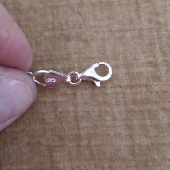 925 Italy Silver Delicate Chain Bracelet - Picture 3 of 7